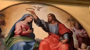 4K Coronation of the Virgin by Raphael at the Vatican Museum - Rome Italy - ECTV