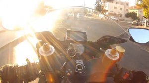 Разгон Kawasaki ZX6R 0 - 100 км/ч (~4sec)