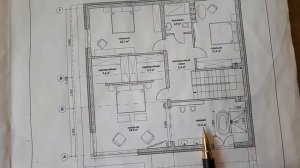 Планировка коттедж в стиле "хае тек" и кладка  вент.каналов