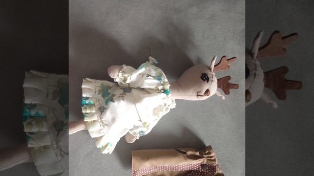 Кукла текстильная