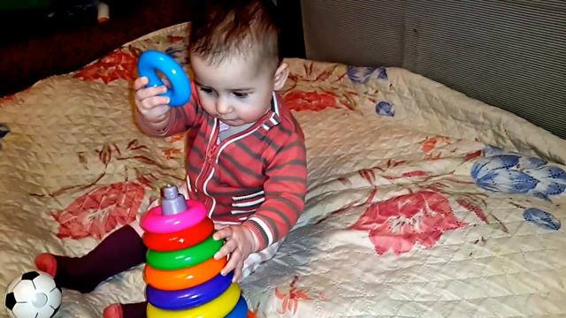 Пирамида Новая игрушка из блинов Забавная малышка Funny Baby смотреть онлайн