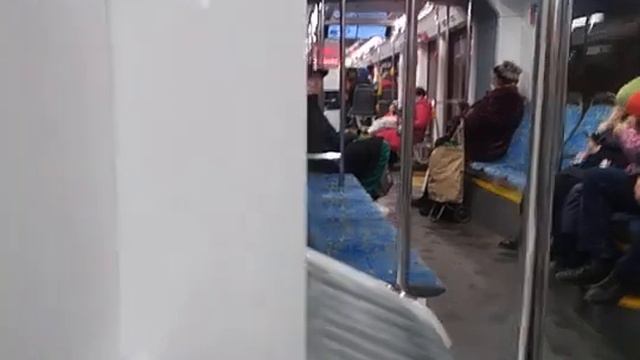 Поездка на Трамвае №39 На Витязе М Метро Университет Метро Чистые Пруды Москва 04.01.2022