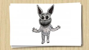 Как нарисовать монстра из Зоономали _ How to draw Monster Bunny Zoonomaly