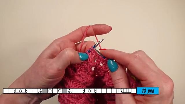 Мастер-класс по вязанию шапки на весну спицами со схемой / Crochet beanie hat with a pattern