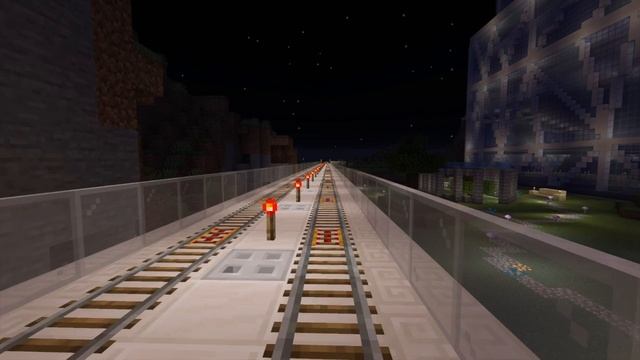 Minecraft Subway System - Green Line (Titania Train Network) смотреть онлайн