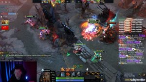 ДАНЕЧКА КРАШНУЛ ВСЮ КОМАНДУ И СИЕГА ОСТАЛСЯ 1 VS 4! #dota #whyawane #головач #головачдота