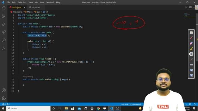 Java Custom Lambda Expression In PriorityQueue? | In Hindi смотреть онлайн