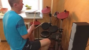Michael jackson billie jean drum cover. My first drum cover. Мой первый корявый кавер))))