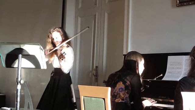 Дж. Энеску Соната для скрипки и фортепиано 3  II III часть  140519