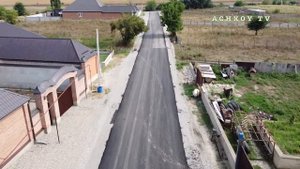 На окраине Ачхой-Мартана вид с высоты