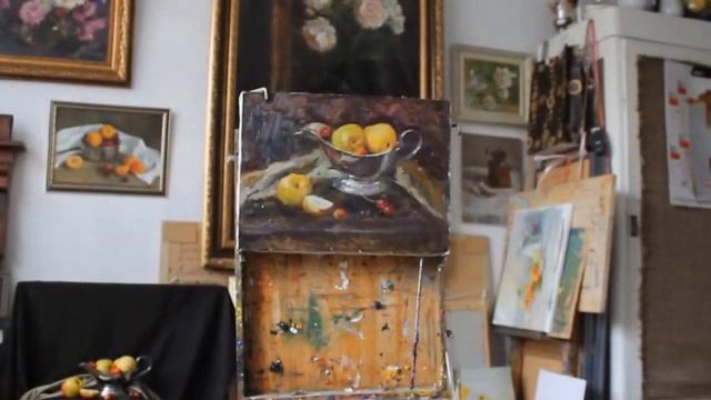 Научиться рисовать. Этюд. смотреть онлайн