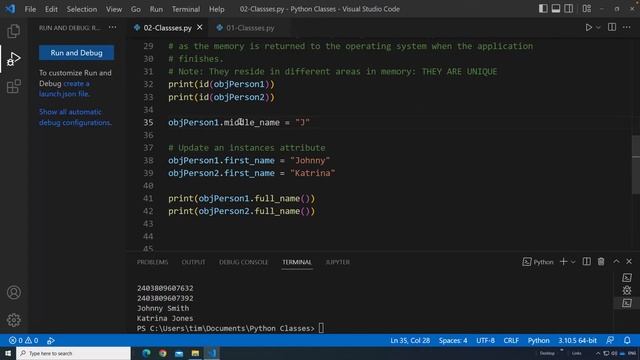 2 - Python Classes and Objects for beginners