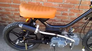 Тюнинг (кастомайзинг) мопеда Альфа Дельта / Customizing and tuning Honda Cub clone 139fmb