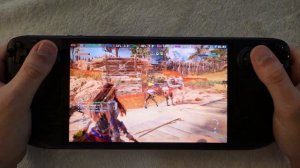 Steam Deck OLED | Horizon Forbidden West | 800p | FSR 2.2 - Very low settings