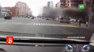 В Челябинске столкнулись «Мерседес» и ВАЗ