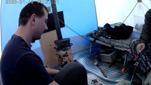 Зимняя рыбалка с ночевой на Леща. Лебяжье с 11 на 12 января 2020 года.