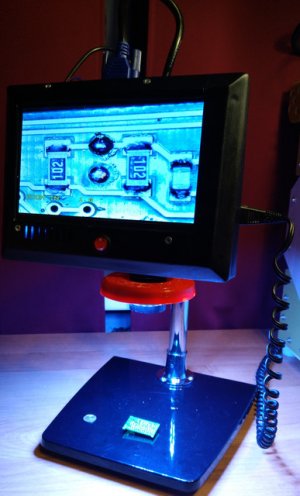 Самодельный микроскоп для пайки .