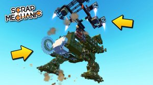  КРУТОЙ РОБО МЕХ С СИСЕМОЙ ДОСТАВКИ  ОБЗОР ПОСТРОЕК в Scrap Mechanic  СКРАП МЕХАНИК