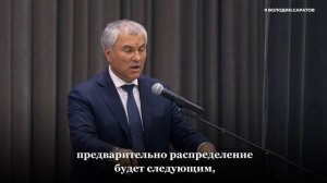 Володин о депутатском проекте «Ремонт дворов»