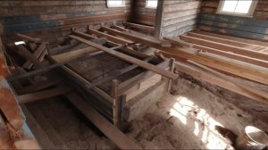 Делаем опалубку для фундамента под новую печь. (День 53).