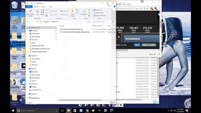 Skyrim SE: Achievements Mod Enabler Installation Tutorial смотреть онлайн