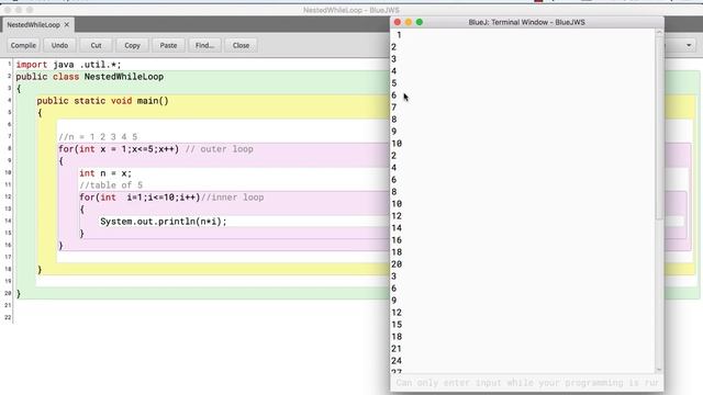 Java Tutorials 31 - Nested Loop смотреть онлайн