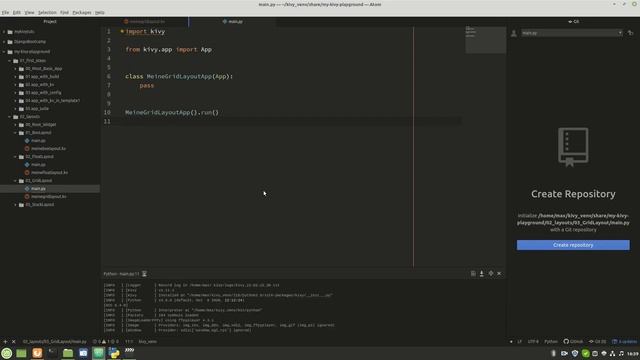 08 KIVY GridLayout смотреть онлайн