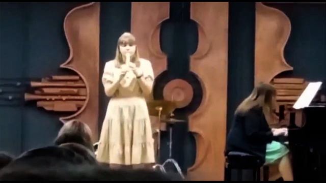 Глазырина Елизавета блокфлейта Дарья Лукина фортепиано Песнь ветра автор Т.Шалгинова