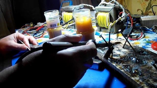 Тестирую канифольно стеариновый флюс смотреть онлайн