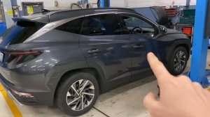 How to change dashboard colour and brightness on Hyundai Tucson 2021 to 2026 NX4