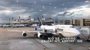 Lufthansa LH501 D-ABVM 747-430 Rio de Janeiro–Galeão International Airport (GIG )