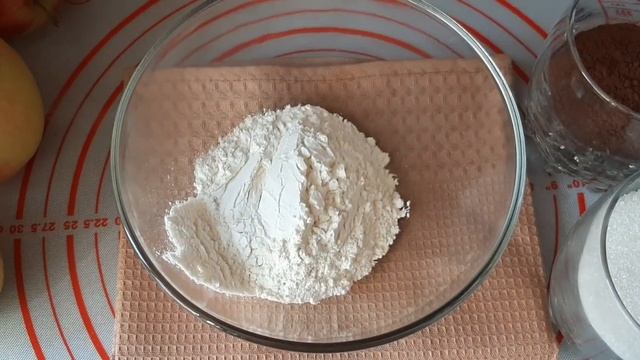 Шоколадный Яблочный Пирог на Кефире с Штрейзельной Крошкой!? Бесподобно Вкусный!!!