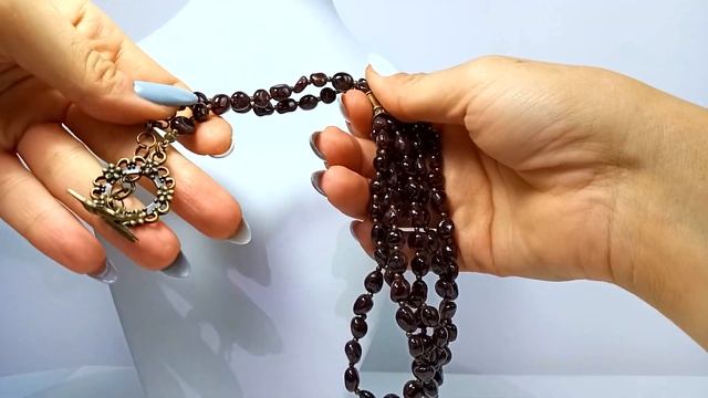 #izkamnei Обзор новых украшений из натуральных камней граната