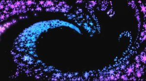 Новогодние футажи Узор вьюга