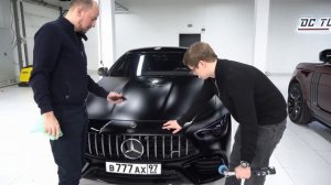 Поцарапал AMG GT63s! Спасла ли защитная пленка? Зачем нужно оклеивать тачку в полиуретановую пленку