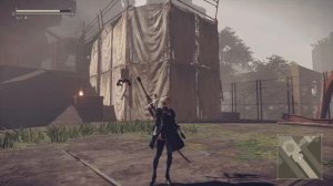 ニーア 　モーションの不具合、バグ、bug?　(nier automata) 02