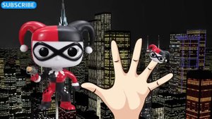 DADDY FINGER SONG - father finger song - FINGER FAMILY Super Hero Villains Darkseid Black Cat Joker