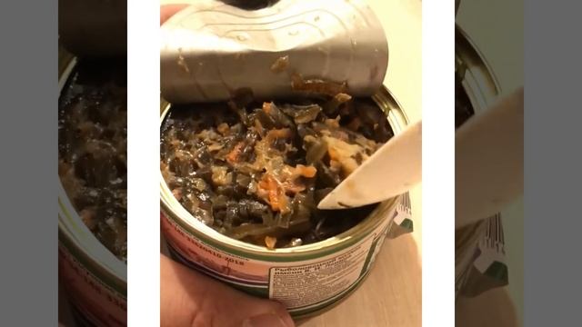 Морская капуста с крабом, качество соответствует ГОСТ СССР. Производство рыбколхоз имени В.Ленина. смотреть онлайн