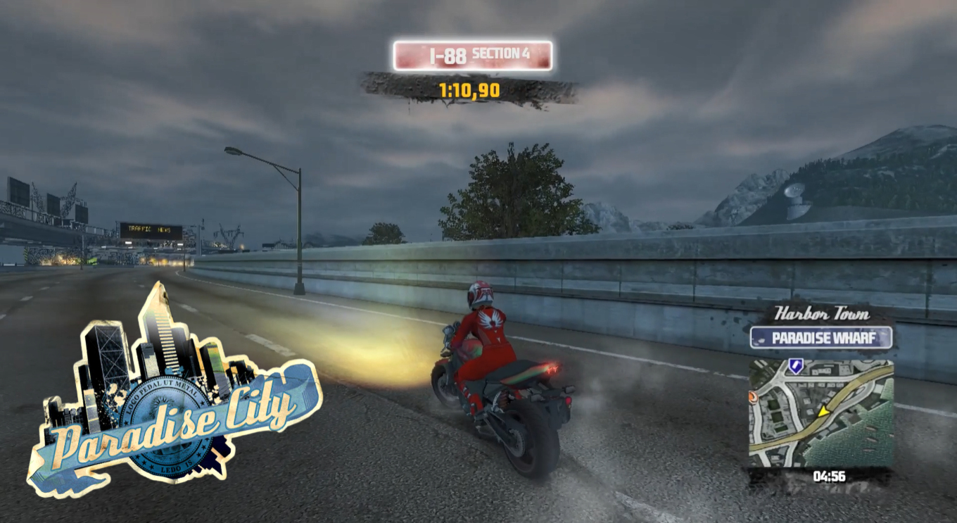 Burnout Paradise.Гоняем на Мотоцикле.