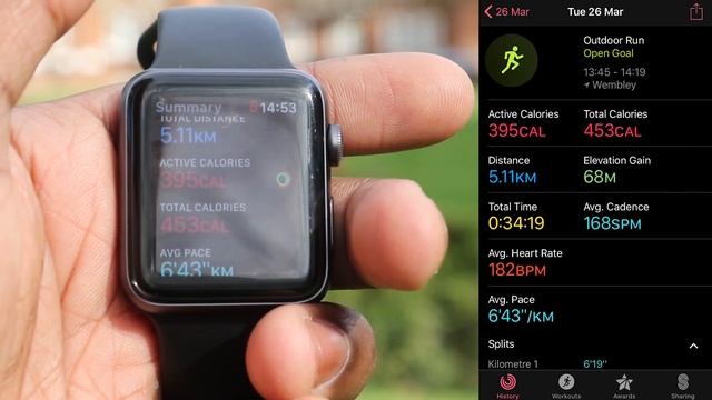 Polar Vantage V vs Fitbit Ionic vs Apple Watch Series 3 5K Run Comparison Honest Review смотреть онлайн