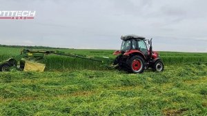 Трактор ОПТИТЭК модели ATLAS TD 1104 и Krone EasyCut 320 CV