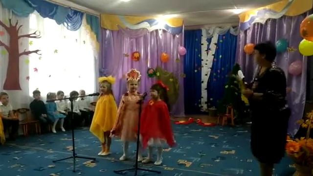 Песня "Чудная пора - Осень" (Старшая группа) смотреть онлайн