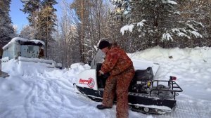 СНЕГОХОД БУРАН, ВАРИАТОР АРКТИК - УСТАНОВКА ПЕРВЫЙ ТЕСТ