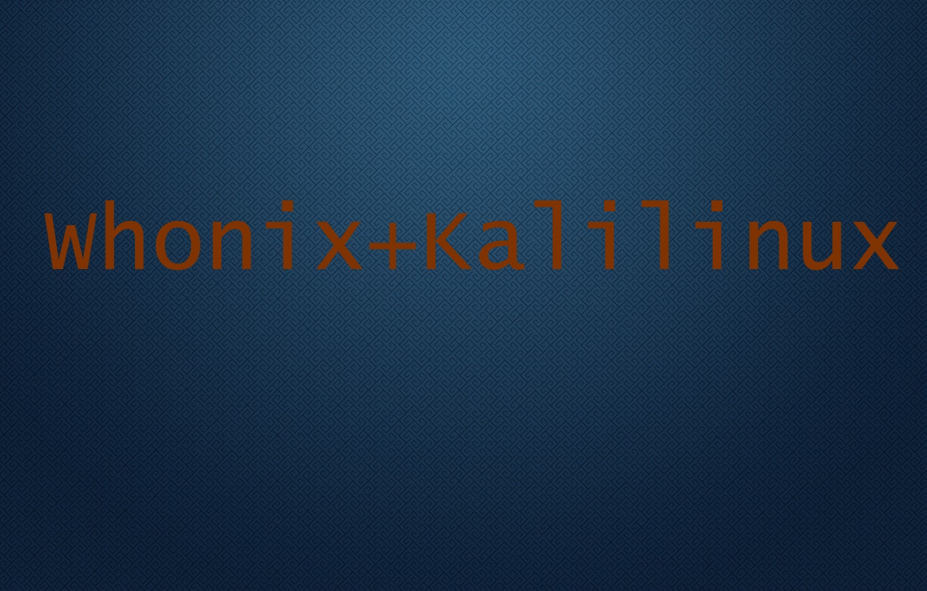 Объединение Whonix + kali Linux