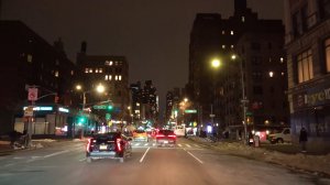 Нью-Йорк — ночная поездка по городу