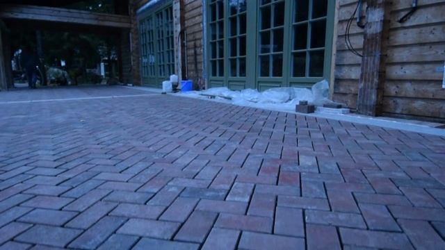 Пример клинкерной укладки "ёлочкой" . смотреть онлайн