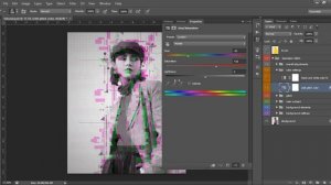 Photoshop Tutorial | Geometric Glitch Photoshop Action