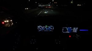 2023 KIA Niro hybrid POV night drive