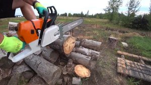 Бензопила Holzfforma G660 перший пуск