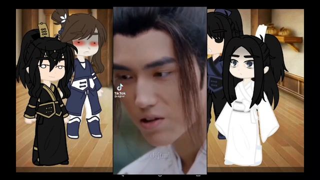 Реакция персонажей новеллы Хаски и его учитель белый кот на видео из тик ток ?⚡ Часть 2 смотреть онлайн